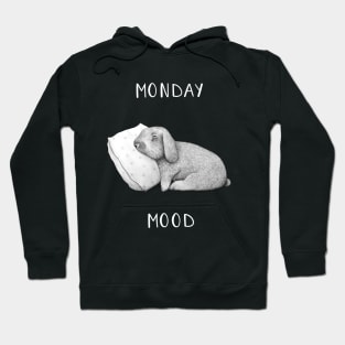 Monday mood on black Hoodie